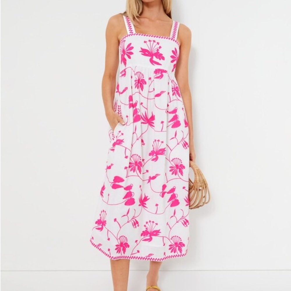 Tuckernuck Tropical Flower Pink Agate Dress